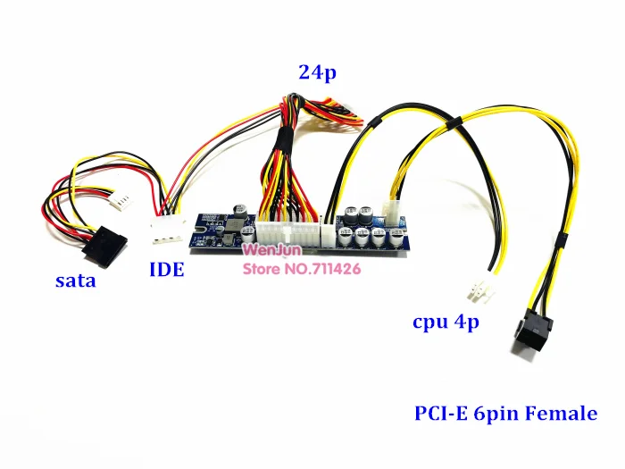 c pico psu automático mini itx, módulo