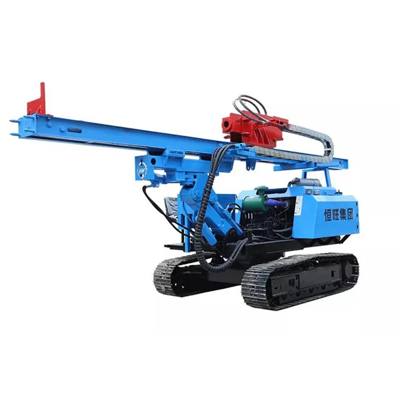US $40.000.99 Crawled PV Station Installation Solar Pile Driver Borehole Drilling Machine With CE Certificate