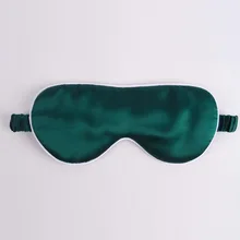 Высококачественная Роскошная Пижама для сна из натурального шелка на 19 момме с большим накладным глазом, шелковая нить тутового цвета