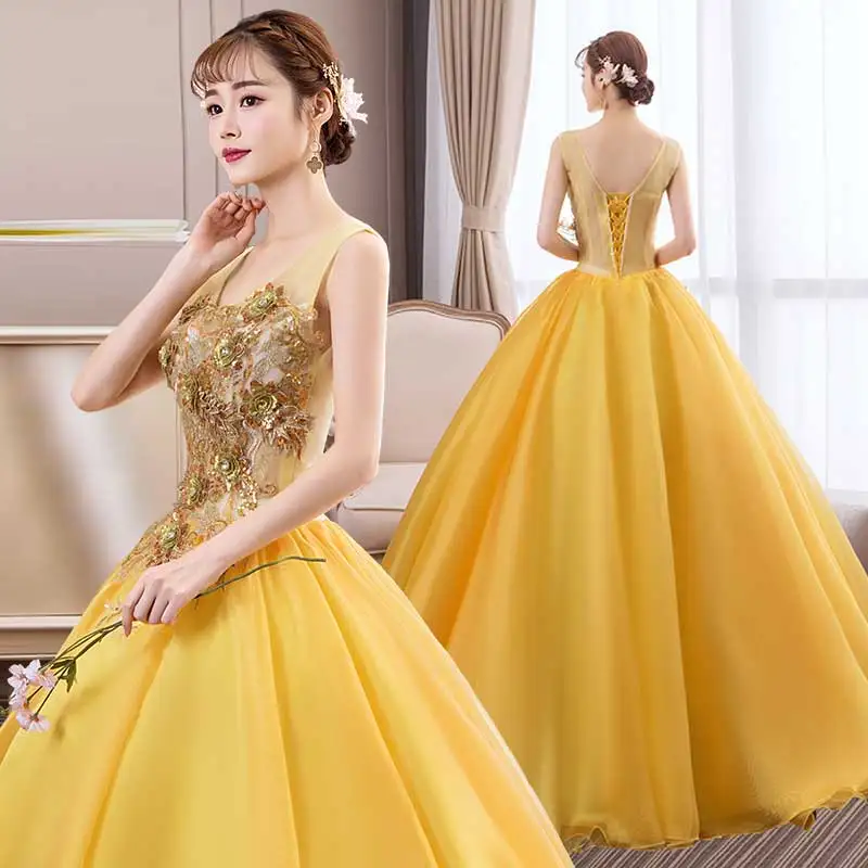 Quinceanera Jurken V-hals Applicaties Puffy Baljurken Tiered Rok Vestidos De Gala Largos Zoete 16 Prom Jassen Quinceanera-mekko Quinceanera Jurken V-hals Applicaties Puffy Baljurken Tiered Rok Vestidos De Gala Largos Zoete 16 Prom Jassen Quinceanera-mekko