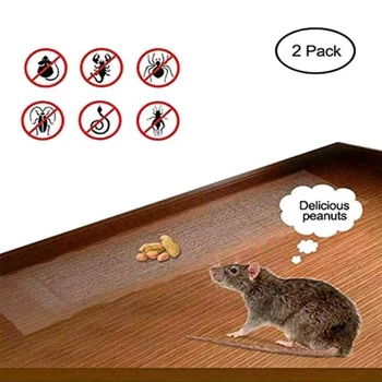 

Household Transparent Mouse Glue Trap Strong Adhesive Mice Sticky Board For Mice Rats Rodents Cockroaches Bugs Ants