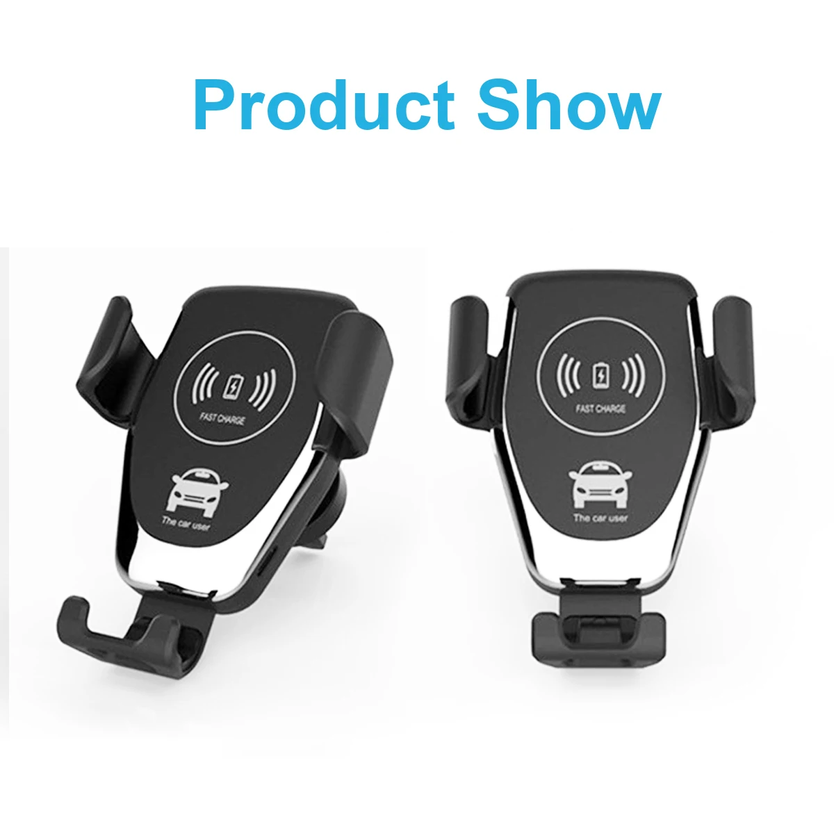 iphone charging stand Gravity Induction Car Qi Wireless Charger For iPhone XS 12 Max XR 8 Fast Charging Air Vent Phone Holder For Samsung Note S9 S8 mobile wall stand