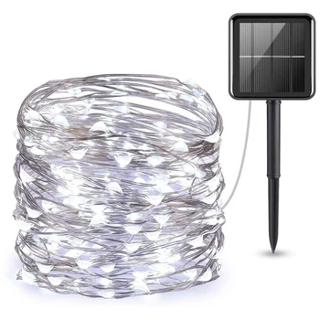 

150LED Romantic Fairy Light Copper Wedding Home Indoor Decoration Wire Solar String Lights for Party Wedding