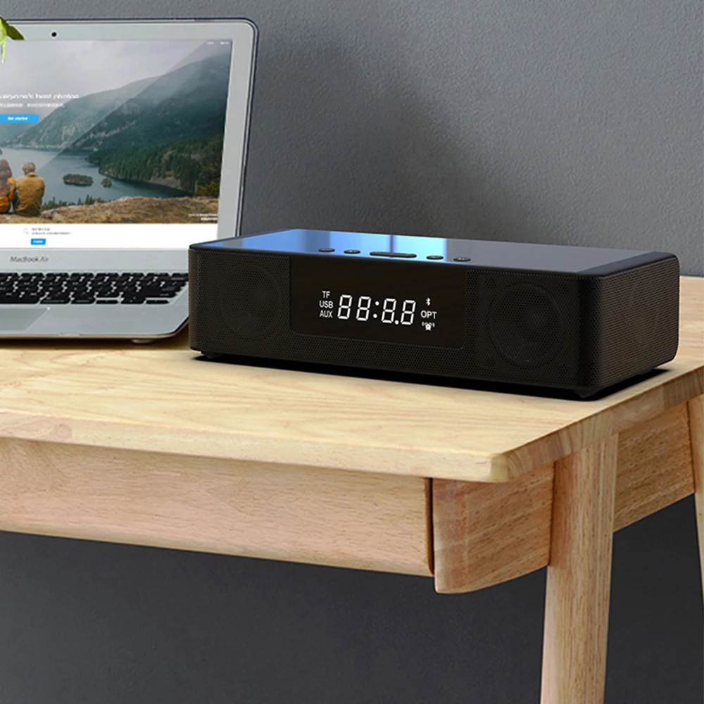 Bluetooth ТВ динамик светодиодный дисплей Саундбар с пультом дистанционного управления динамик s стерео сабвуфер Беспроводная зарядка для мобильного телефона