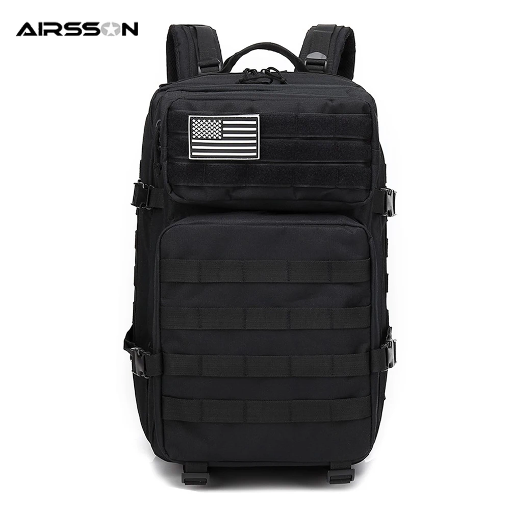 

Outdoor Tactical Backpack 900D Waterproof Men Army EDC Rucksack Bag Assault Pack Military Laptop Bag for Camping Hiking Climbing
