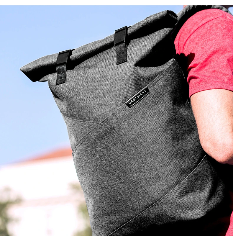 BAGSMART, новинка, мужской рюкзак для ноутбука, 15,6 дюймов, рюкзак, школьная сумка, для путешествий, водонепроницаемый рюкзак, женский, для ноутбука, сумка для компьютера