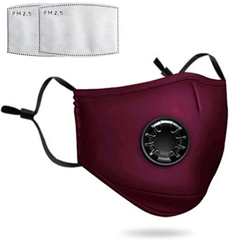 

Mask with Valve Element Prevent Pollution Anti Mask Fast Delivery Men Women Headband Type Dust-proof Anti-fog masks