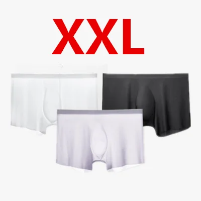 white gray black 3 шт. Xiaomi mijia ice silk Нижнее белье Мужские трусы боксеры 3D ультра-тонкие бесшовные комфортные дышащие быстросохнущие мужские трусы боксеры - Цвет: white gray black