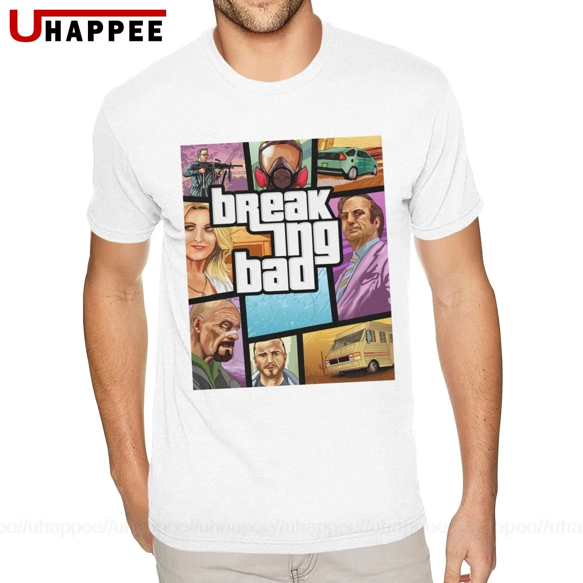 Классическая футболка Breaking Bad кража авто футболки мужская Красивая брендовая с