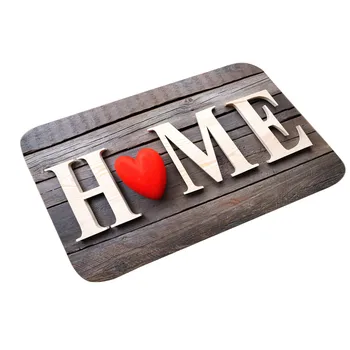 

Non-Slip Welcome Mat Letters HOME Printed Doormat for Home Bathroom Livingroom Kitchen Doormats 66CY