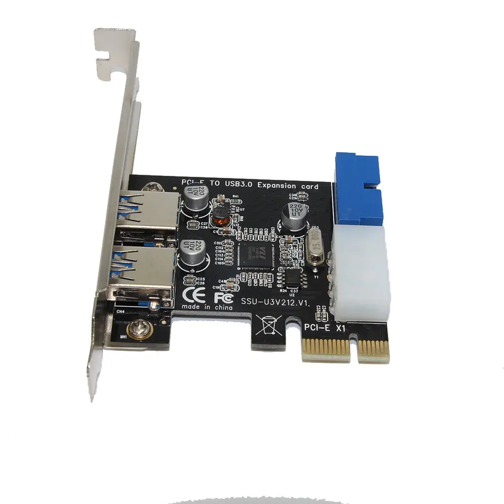 1 шт. компьютерные офисные компоненты Ssu настольные Usb3.0 карты расширения Pci-E до Usb3.0 с фронтальным 20Pin интерфейсом Usb3.0 адаптер