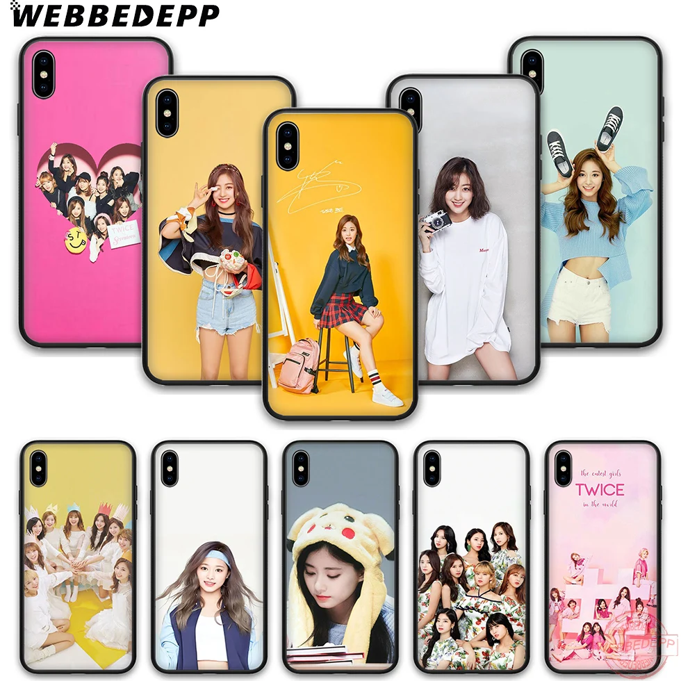 

WEBBEDEPP Twice Tzuyu Soft Silicone TPU Phone Case for iPhone Xs Max X Xr 8 7 6 6S Plus 5 5S SE Cover