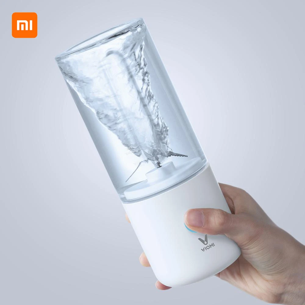 XIAOMI MIJIA VIOMI Мини электрическая соковыжималка, портативный Миксер для путешествий, чашка для фруктов, Кухонный комбайн, 45 секунд, быстрая отжимание сока