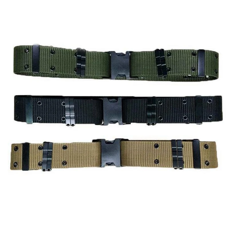 

Men Military Belt Tactical Army Hunting Outdoor Waistband Nylon Training Belt Waist Support Waist Support