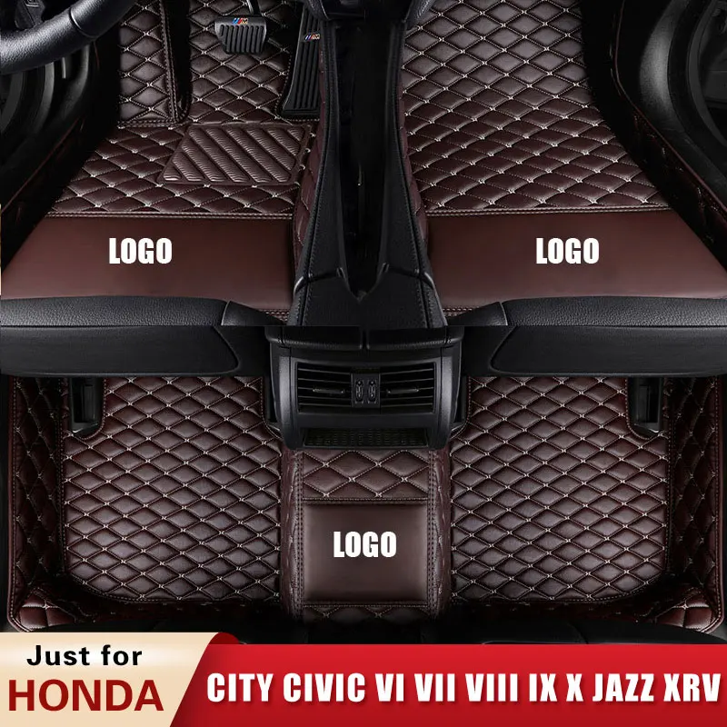 Car Floor Mats For Honda City Civic Vi Vii Viii Ix X Jazz Xrv Saloon A