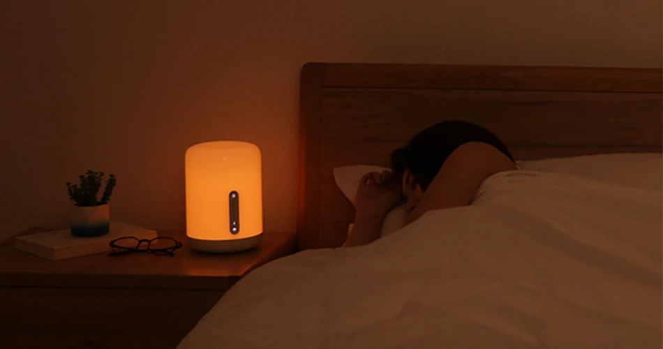 New Version Xiaomi Mijia Bedside Lamp 2 Smart Light voice control touch switch smart APP color adjustment For Apple Homekit Siri (2)