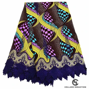 

CS Latest Embroidered Tulle Lace African 2020 High Quality dutch wax cotton Trim Sewing Women DIY Dress Party Nigerian Laces