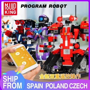 

Mould King Technic Robert M2 M1 M3 M4 Set Remote Control Robot Crawler Car Model Building Blocks Bricks compatible lepining Toys