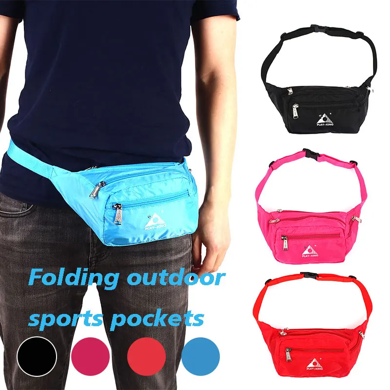 

Nylon Lightweight Handbag Diagonal Package Folding Backpack 4 Color Portable