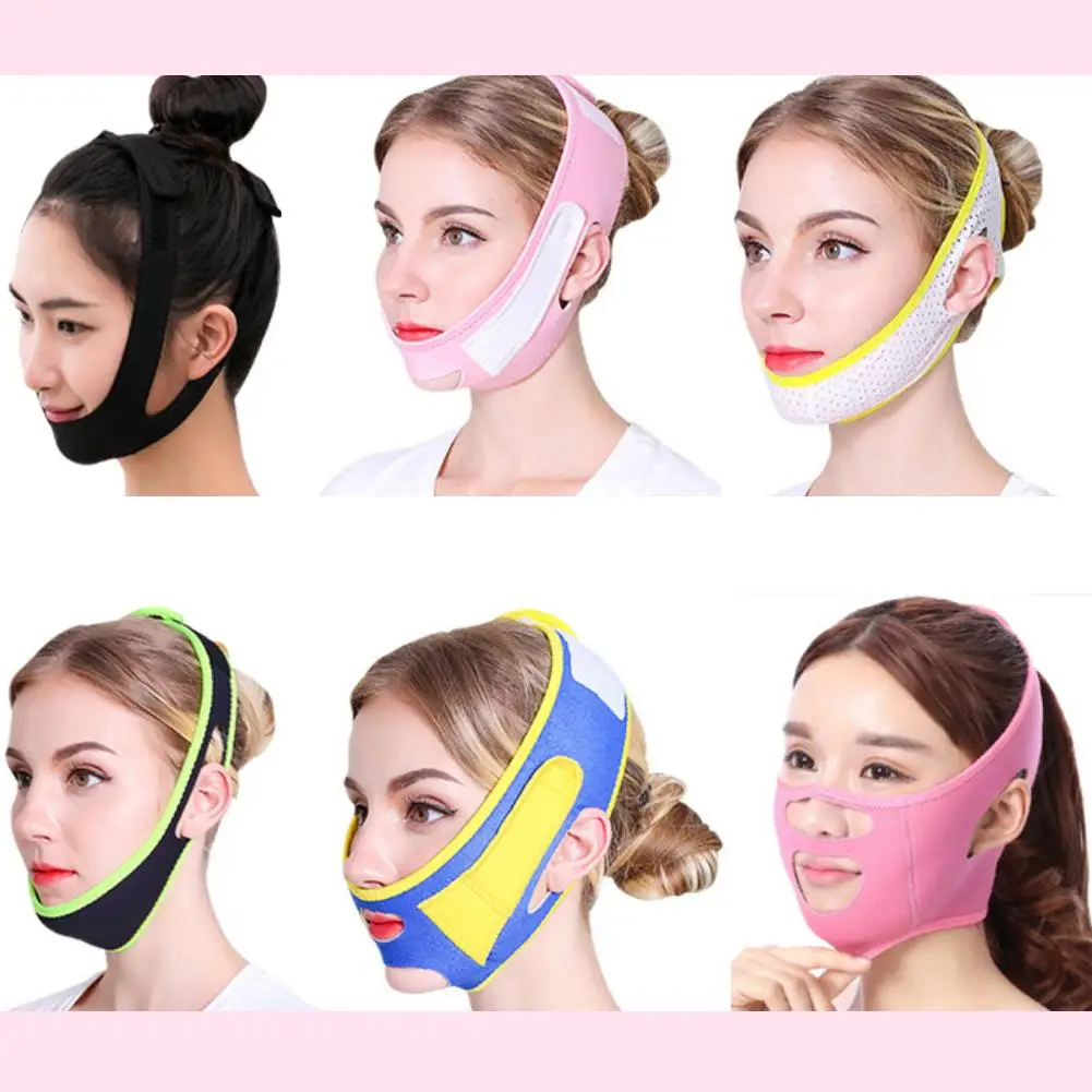 

Popfeel Face Lift-up Tighten Shaper Slim V Cheek Mask Double Chin Removal Band Cheek Chin Neck Slimming Belt Strap Beauty Tool