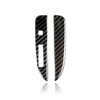 

For Ford Mustang Accessories Carbon Fiber Car Interior Gears Panel Decorative Cover Sticker 2015 2016 2017 Car Styling