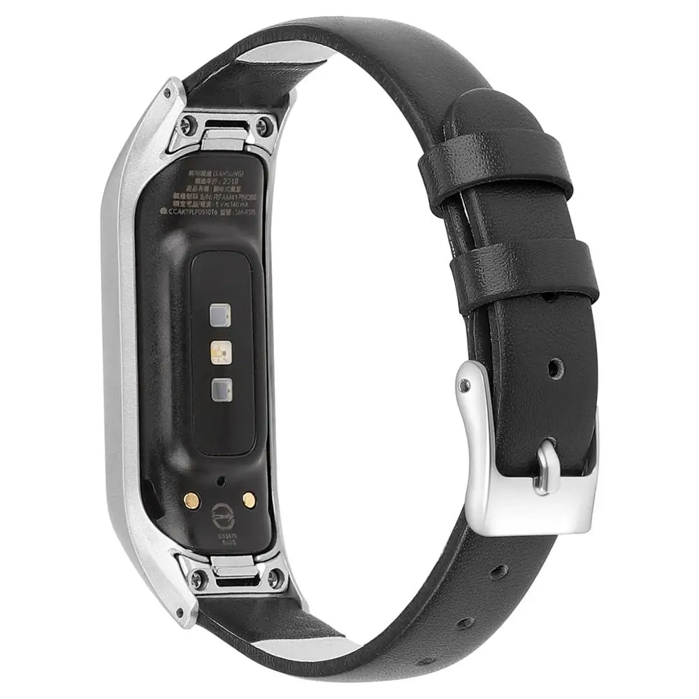 S/L Высокое качество кожаный ремешок для samsung Galaxy Fit Sm-r370 SM R370 браслет аксессуары первый слой коровьей кожи