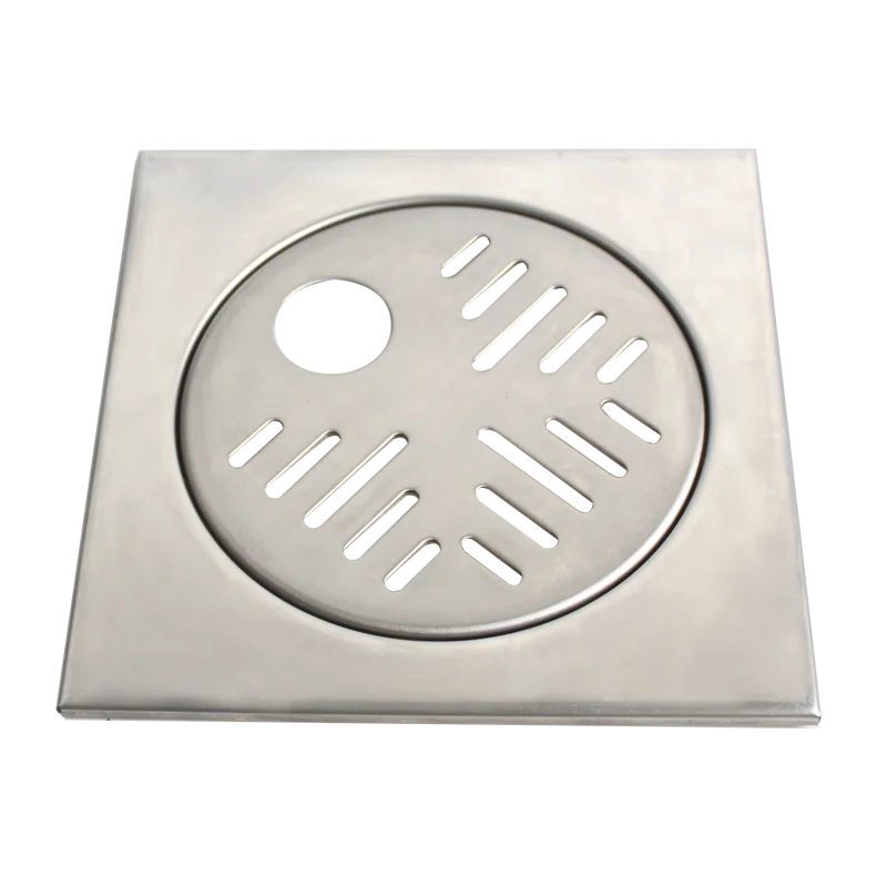 

Talea Floor Drain Cover 197*197mm Square Thickened SUS304 Stainless Steel Floor Drain Grid Encryption Filtering QF056C001