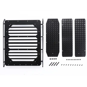 

Roof Luggage Rack LED Spotlight Anti Skid Plate for Traxxas TRX6 G63 RC Car Parts Accessories