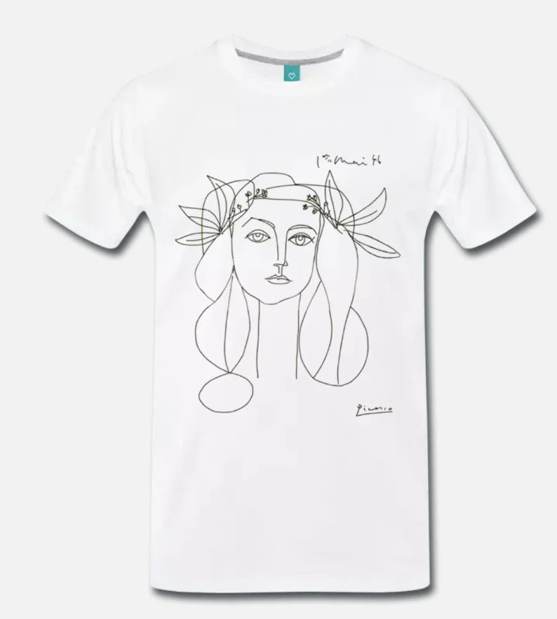 Футболка PABLO PICASSO DISEGNO OPERA ARTISTA ARTE-CULT-MITO 2