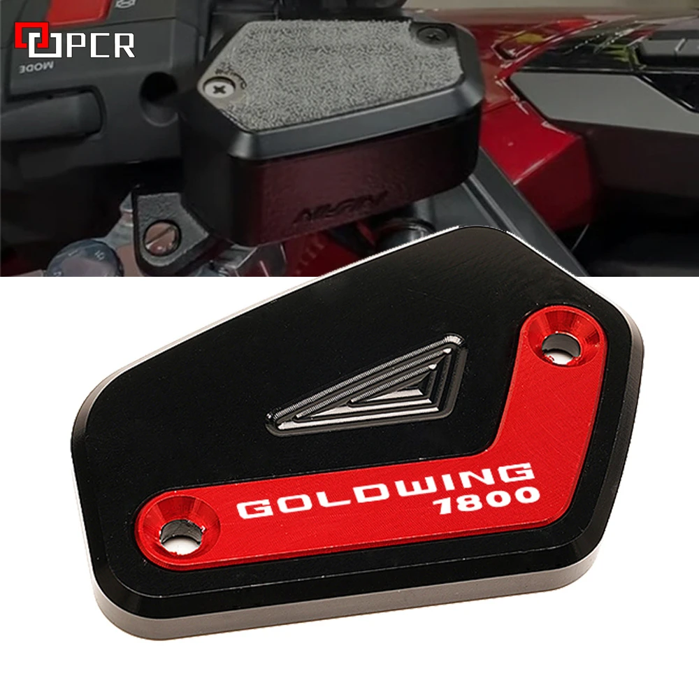 Motorcycle Front Brake Fluid Reservoir Cover Cap For Honda Goldwing