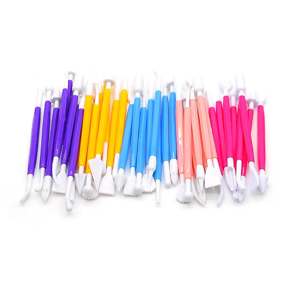 Description Picture 3 of itemSilicone world 8pcs/Set DIY Plastic Baking Tool Sugar Craft Fondant Cake Pastry Carving Cutter Chocolate Decorating Flower Clay