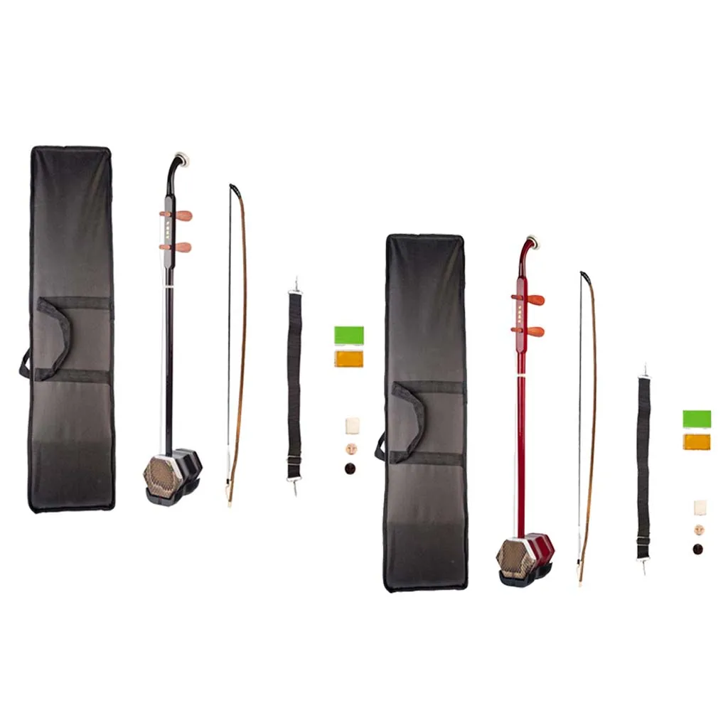 1 комплект, 2 струны, Erhu, чехол, бант, канифоль, мост, Китайский инструмент для скрипки