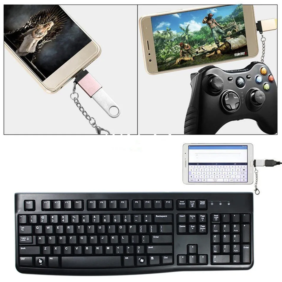 Type-C к USB 3,0 адаптер OTG конвертер USB 3,0 конвертировать в USB-C порта type C адаптеры для зарядки синхронизации данных для MacBook с пряжкой