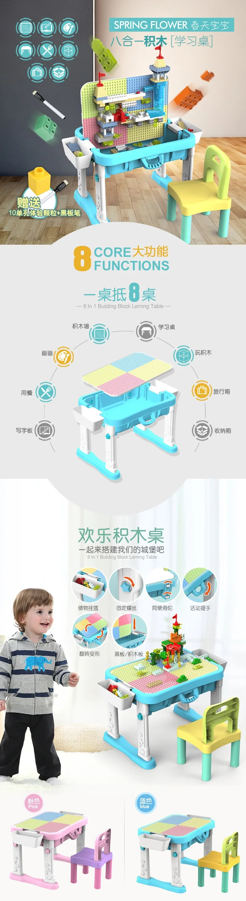 Xingbao8010/90001 игра многофункциональные строительные блоки настольные детские игрушки образовательные игрушки своими руками для детей edcation модель младенца
