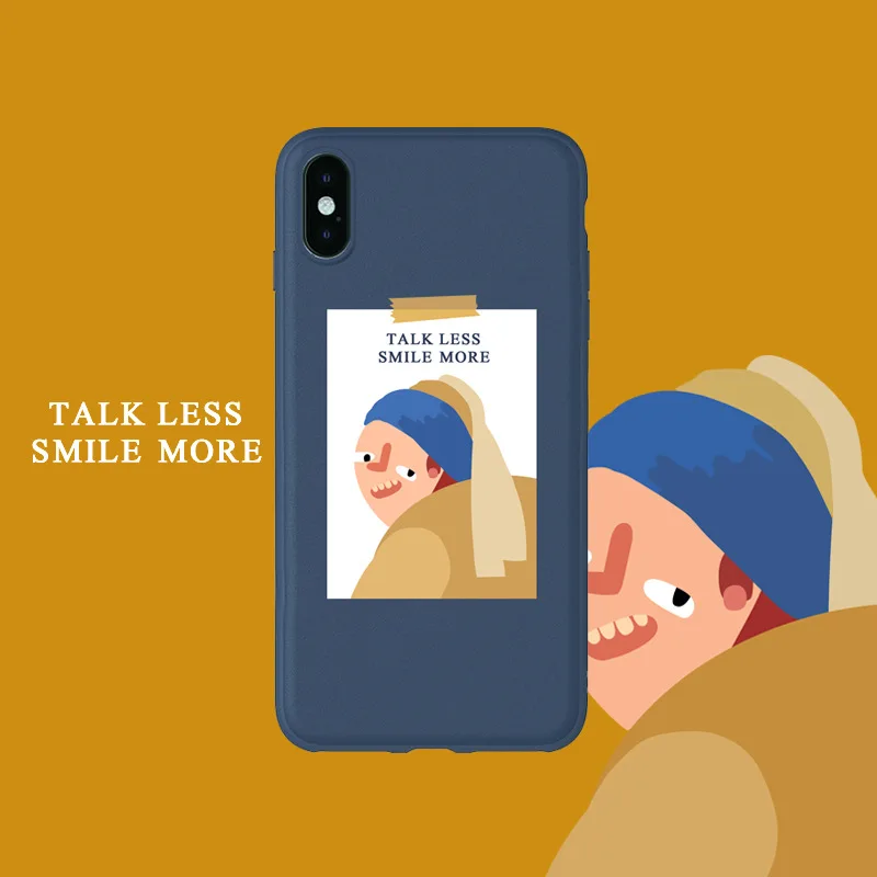 

2019 Fashion Naughty Girl Pattern Cases For iPhone 6 7 8 8Plus 6Plus X XS XR MAX Soft Case For iPhone X 7 8 6 XR XSMAX Cover