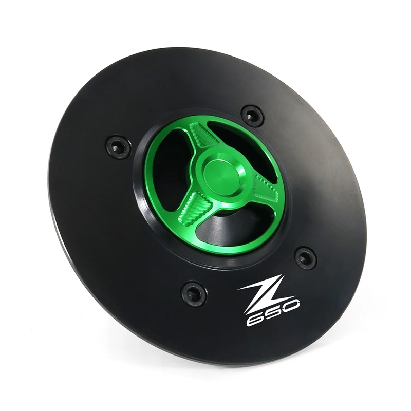 

For Kawasaki Z 650 2017-2020 Z650 Motorcycle CNC Quick Release Lockless Fuel Oil Gas Tank Cap Petrol Covers