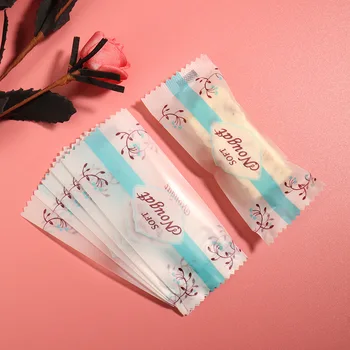 

200pcs/lot Soft Nougat Wrapping Handmade Transparent Article Decor Wedding Party Gift Candy Wrapper Plastic Sugar Package Bag