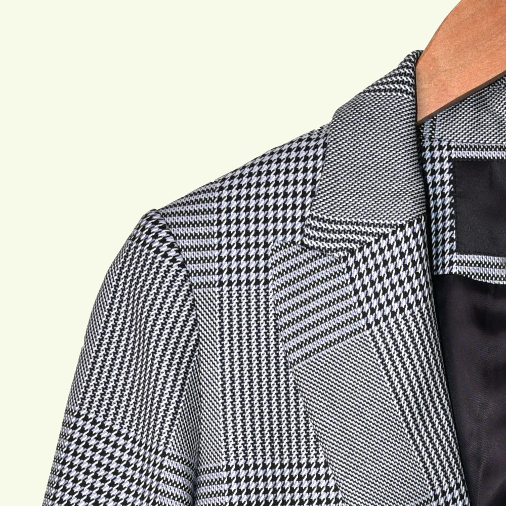 Винтажный блейзер в клетку с v-образным вырезом однобортное пальто с узором