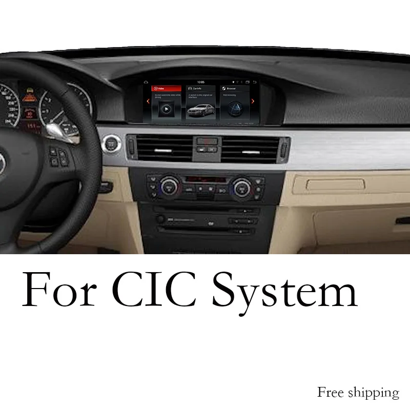 Liandlee Car Multimedia GPS Audio Radio Stereo For BMW 5 Series E60 E61 2003~2010 CarPlay TPMS For CIC SystemNavigation NAVI