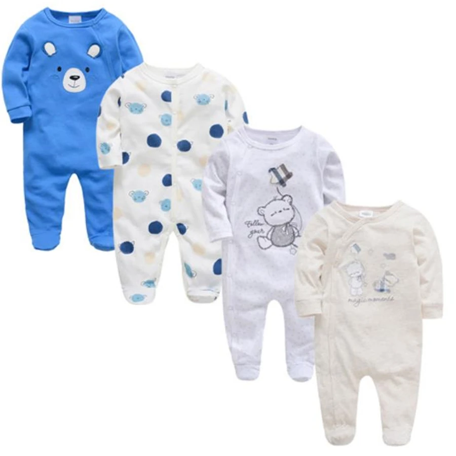 Комбинезоны для новорожденных; Roupas Bebe De; Детские ползунки с героями мультфильмов; коллекция года; одежда для малышей; комбинезоны с длинными рукавами для новорожденных; Пижама для маленьких мальчиков - Цвет: 40394647