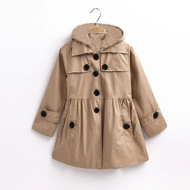309229 khaki R& Z/детское зимнее теплое пальто с мехом для маленьких девочек, коллекция года, куртка-плащ, плотная теплая одежда, милые пальто с капюшоном и длинными рукавами для маленьких девочек, куртка - Цвет: 309229 khaki