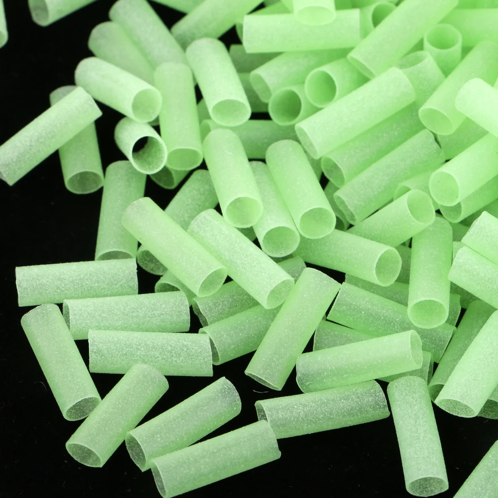 1000Pcs Fishing Shrink Rig Tube Hook Rig Sleeves Luminous Rig Tubing