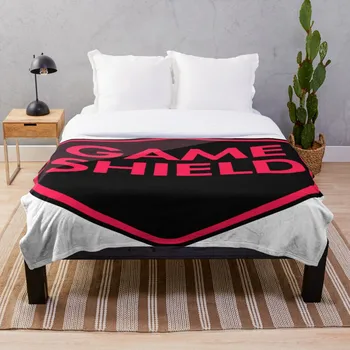 

Game Shield Red Pink Throw Blanket Soft Sherpa Blanket Bed Sheet Single Knee Blanket Office Nap Blanket