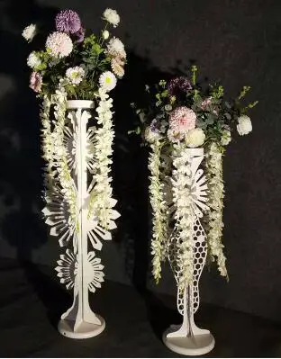  Wedding props iron peacock open screen style road lead wedding stage table flower sign arrival deco