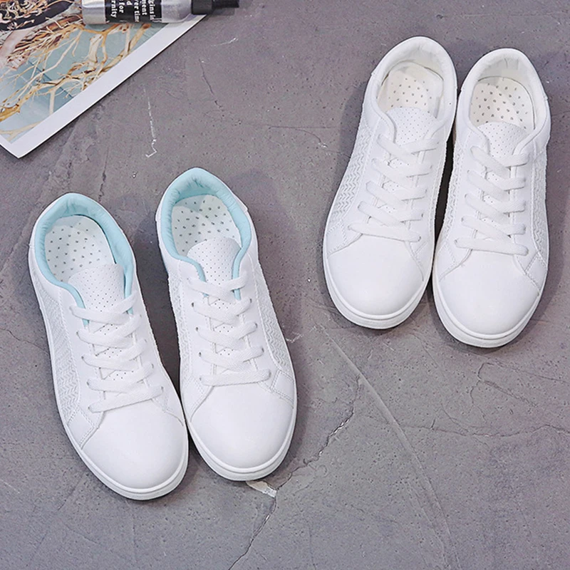 Sneakers Women Breathable Mesh Summer Autumn Women Causal Shoes Fashion White Leather Flat Walking Female Vulcanize Shoes VT1247 (1)