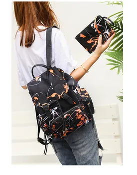 

Leisure backpack new women's bag fashion youth schoolbag shoulder Laptop Bag Travel Backpack nylon anti-theft Backpack
