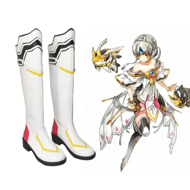 ELSWORD Elesis Brimson Avenger eve/ботинки Лолиты; обувь для костюмированной вечеринки; вечерние ботинки для костюмированной вечеринки в стиле аниме; женская обувь на высоком каблуке, изготовленная по индивидуальному заказу