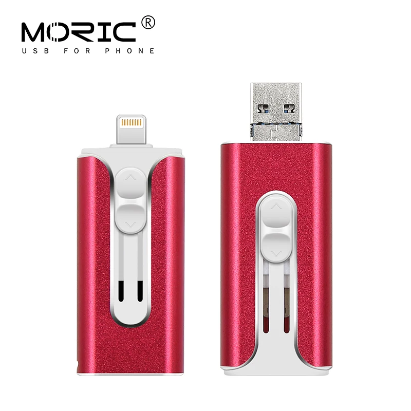 USB флэш-накопитель для iPhone X/8/7/7 Plus/6 Plus/6s/5/SE/ipad портативный флэш-накопитель HD флеш-накопитель 8 Гб оперативной памяти, 16 Гб встроенной памяти, 32 ГБ, 64 ГБ, 128 ГБ флэш-накопитель usb 3,0