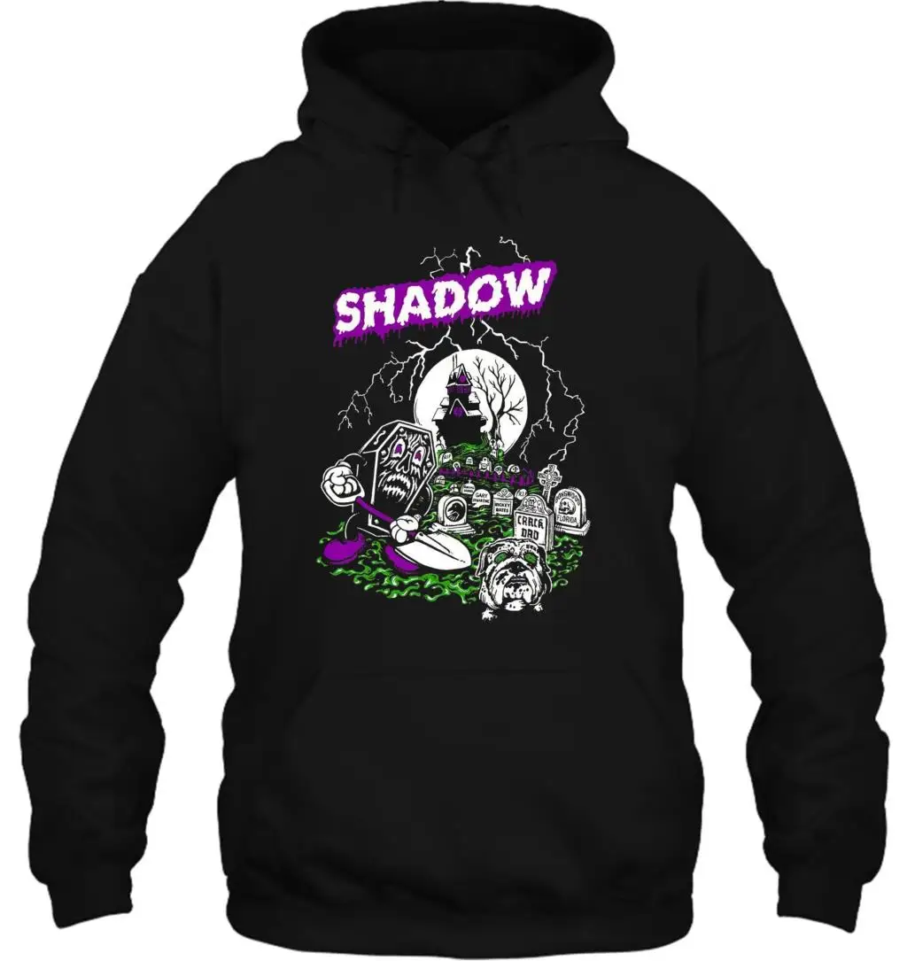 Мужская толстовка с капюшоном SHADOW CONSPIRACY GRAVEDIGGER s BMX SKELETON SUBROSA черная Новая женская уличная одежда