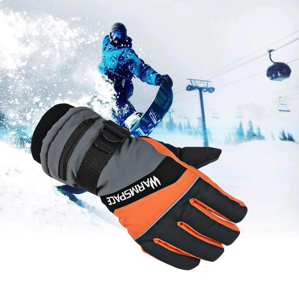 

1 Pair Winter USB Hand Warmer Electric Thermal Gloves Waterproof Heated Gloves Battery Powered For Motorcycle Ski Gloves